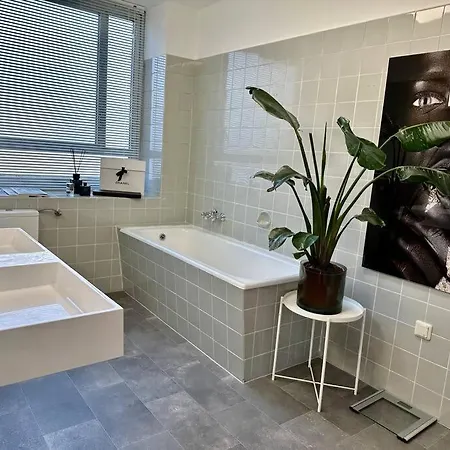 Exklusiver Rheinblick Messe Parken 5 Zimmer, 12 Personen Apartmán Düsseldorf