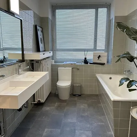 Exklusiver Rheinblick Messe Parken 5 Zimmer, 12 Personen דירה