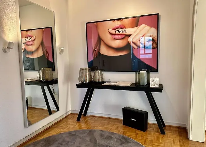 Appartement Exklusiver Rheinblick Messe Parken 5 Zimmer, 12 Personen