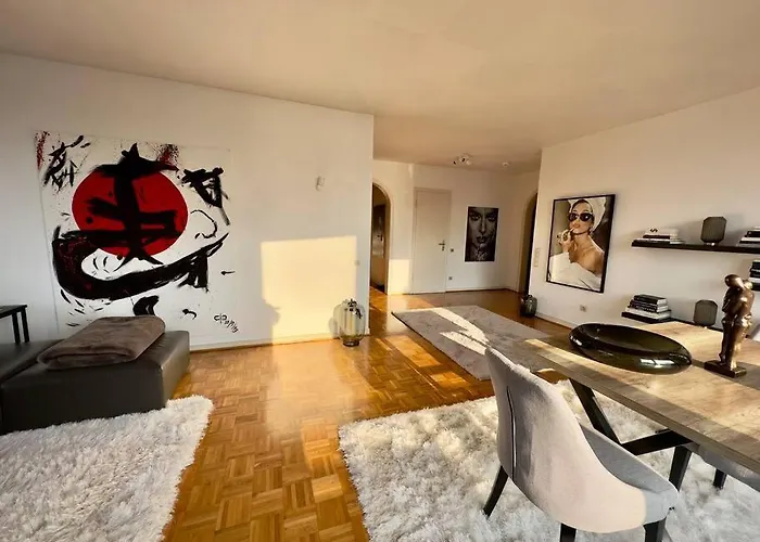 דירה Exklusiver Rheinblick Messe Parken 5 Zimmer, 12 Personen