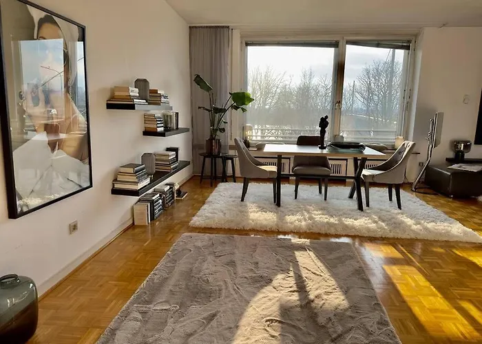 דירה Exklusiver Rheinblick Messe Parken 5 Zimmer, 12 Personen דיסלדורף